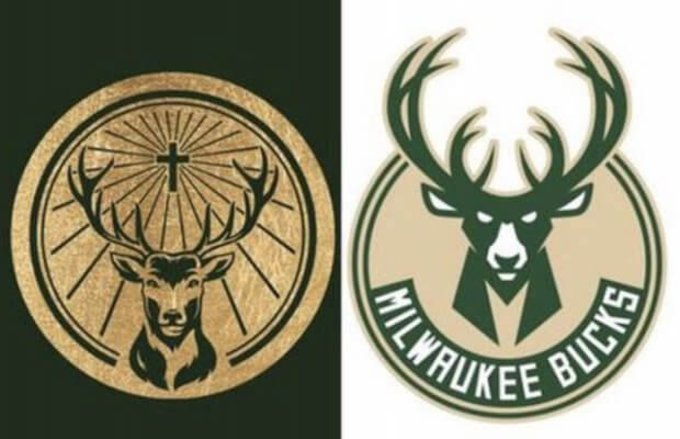 „Mast-Jagermeister“ (kairėje) ir „Bucks“ (dešinėje)  logotipai